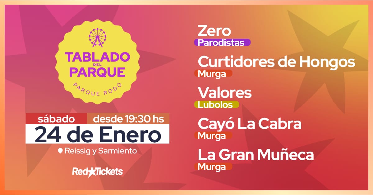 TABLADO DEL PARQUE - SÁBADO 24.01