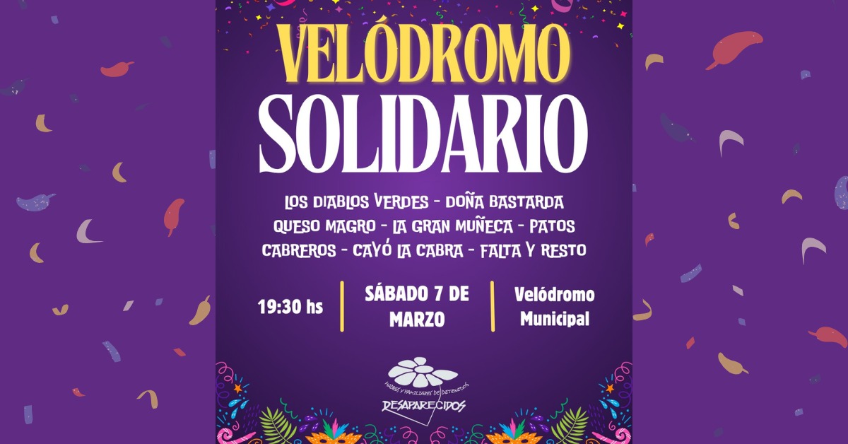 VELODROMO SOLIDARIO - 7 DE MARZO