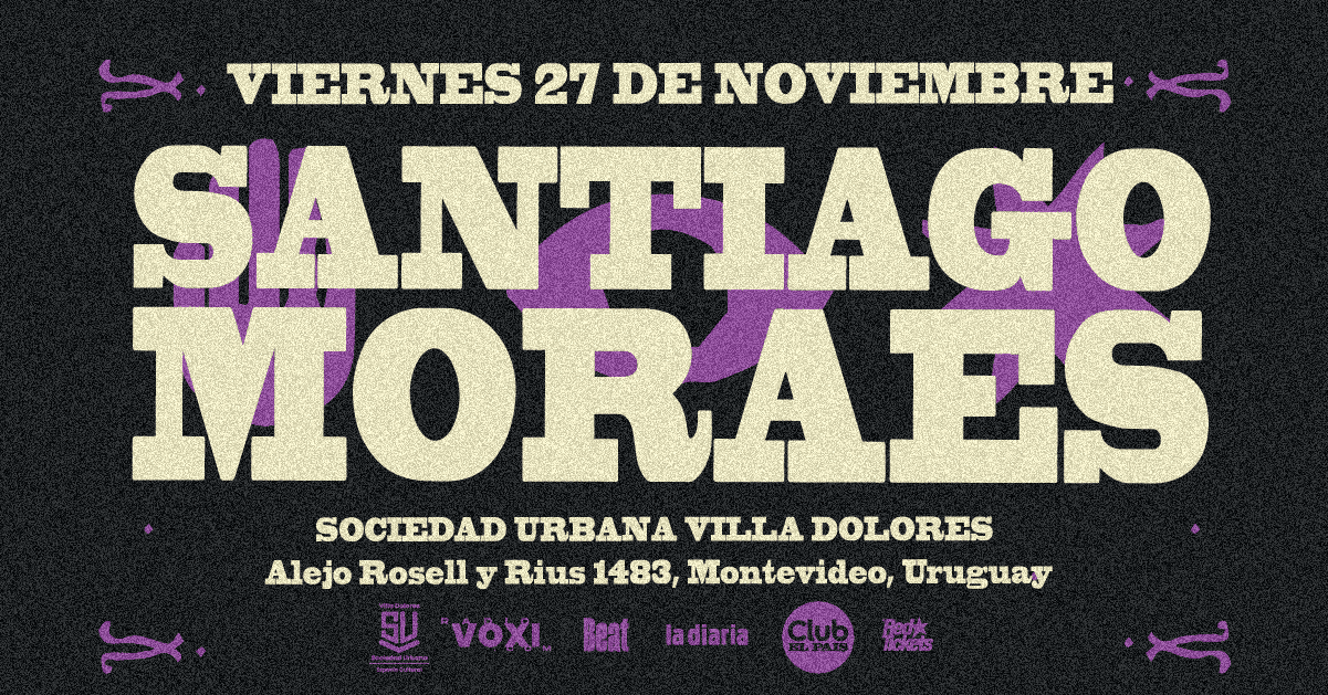 Santiago Moraes en Montevideo