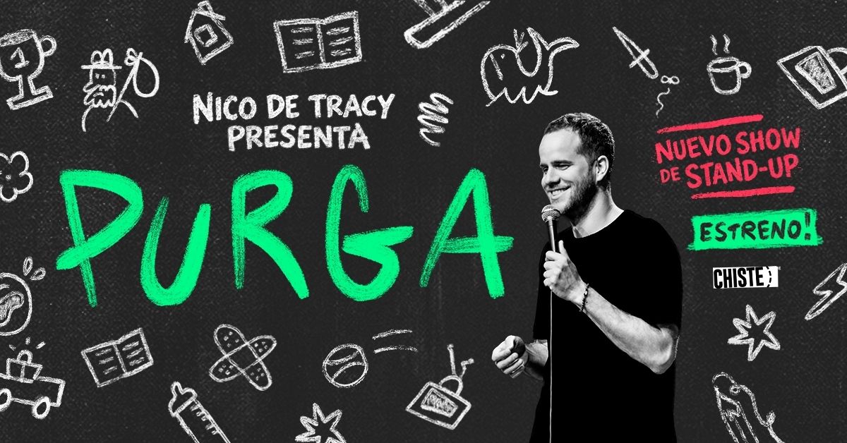 NICOLAS DE TRACY  presenta su nuevo show PURGA - Punta del Este