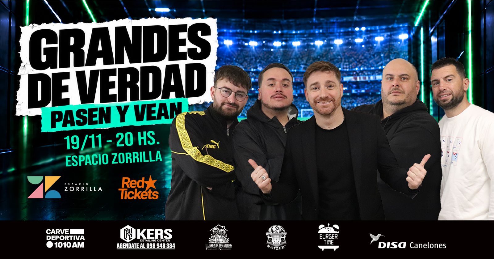 GRANDES DE VERDAD: PASEN Y VEAN