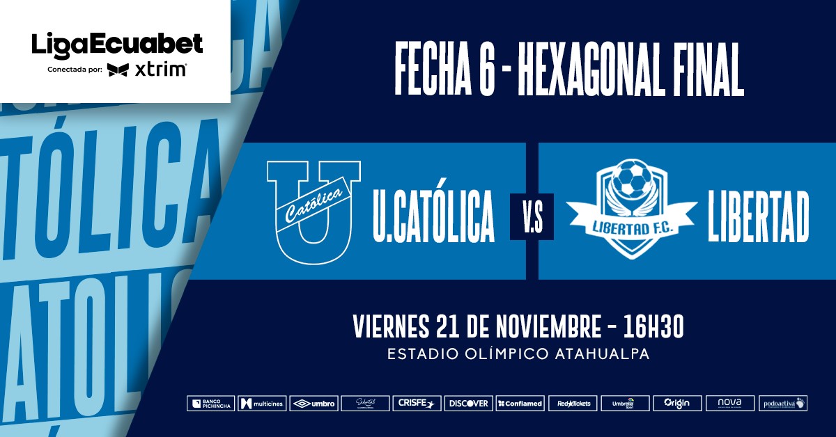 Universidad Católica vs Libertad FC | Hexagonal Final | LE 2025