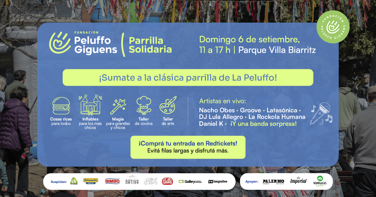 Parrilla Solidaria de la Peluffo Giguens