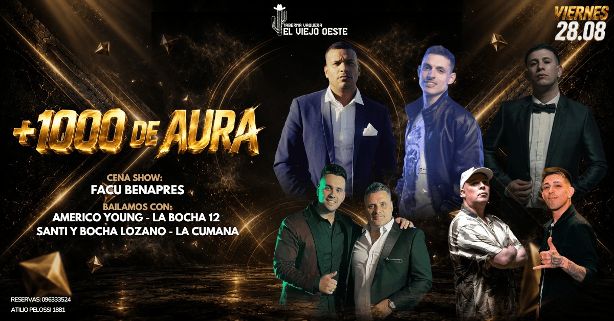 VIERNES 28.08 EN EL VIEJO OESTE