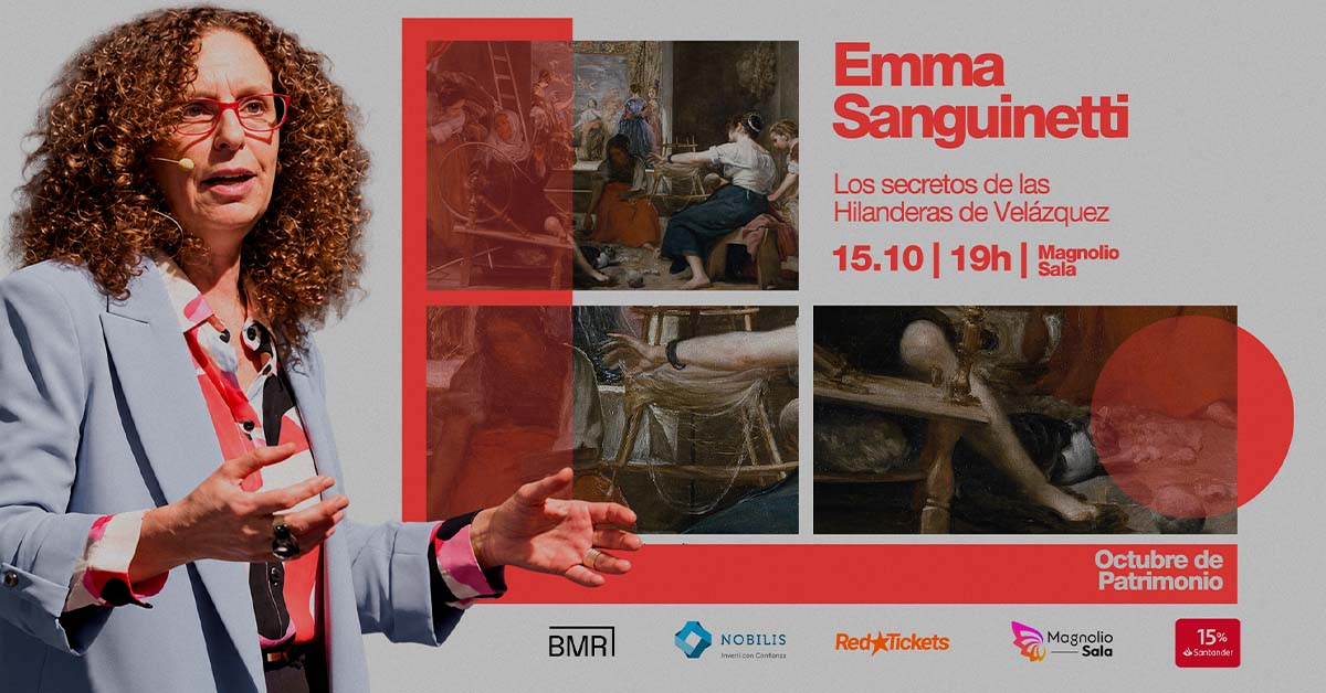 Emma Sanguinetti - Los secretos de las Hilanderas de Velázquez - Octubre de Patrimonio