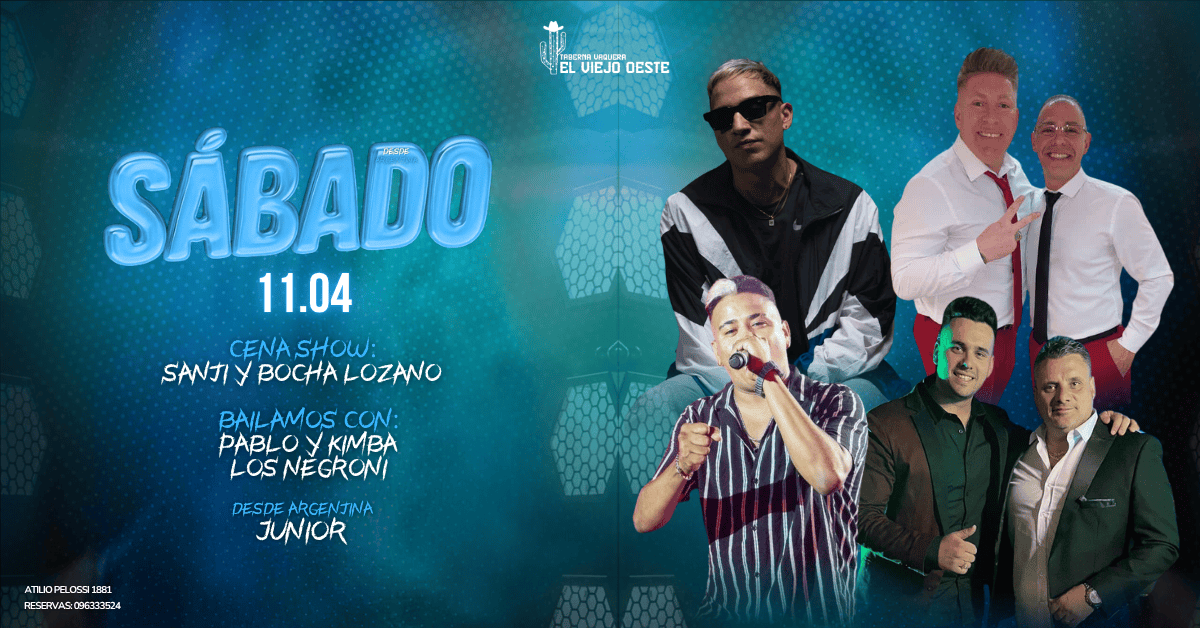 SÁBADO 11.04 EN EL VIEJO OESTE