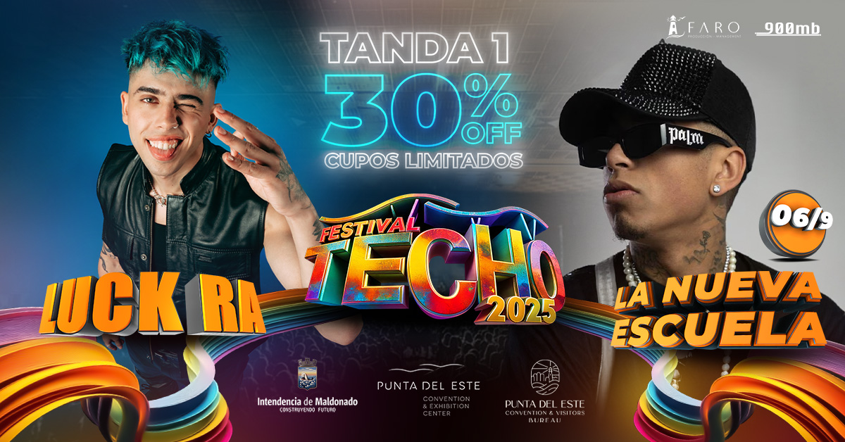 Festival TECHO -Luck Ra y La Nueva Escuela  06/09