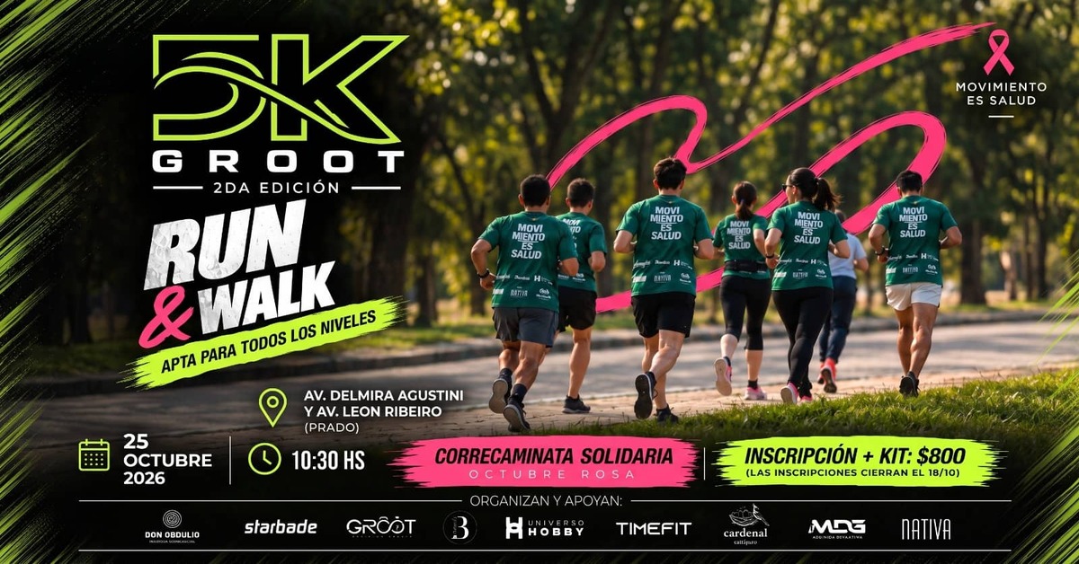 5k Groot 2da edición  | Run  & Walk