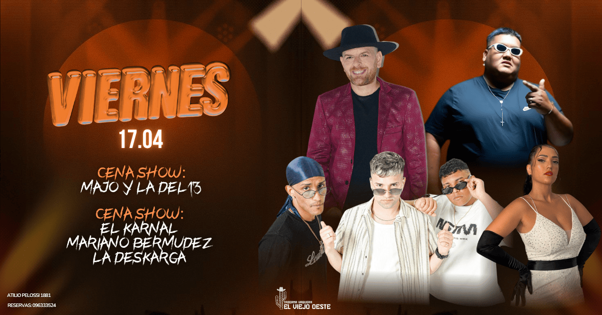 VIERNES 17.04 EN EL VIEJO OESTE