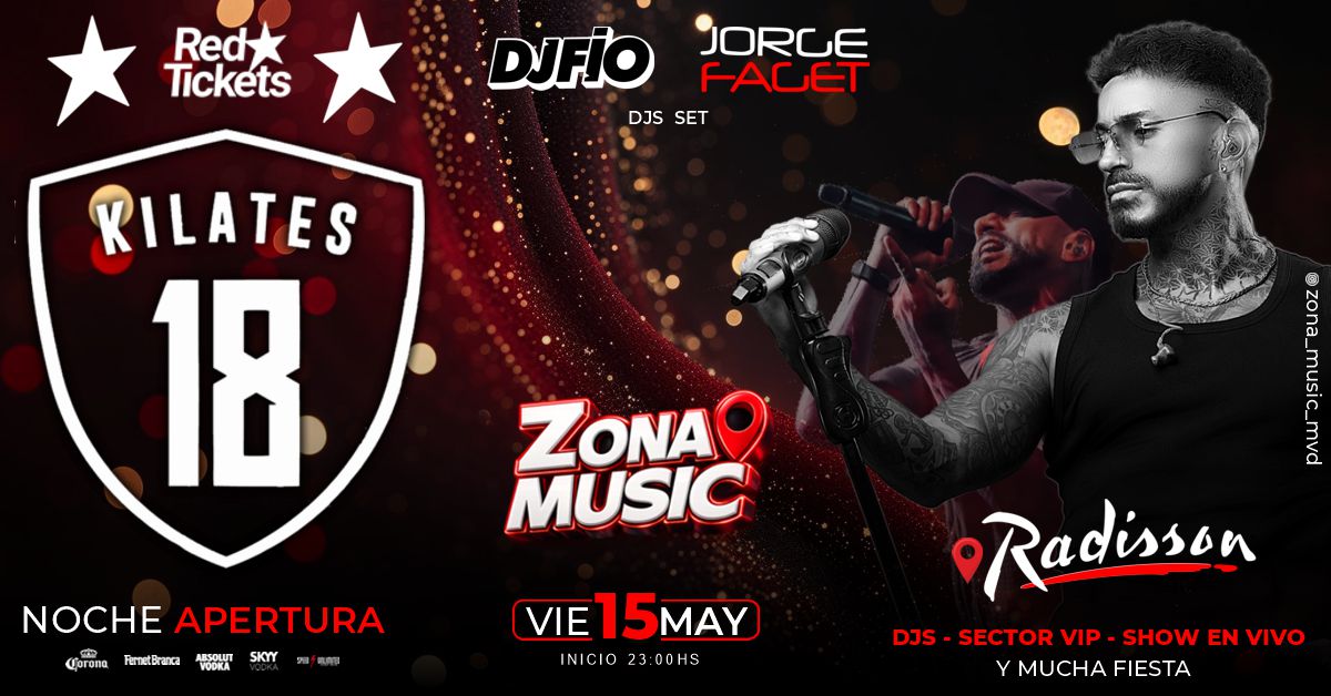 Lanzamiento Zona Music - 18 Kilates en vivo