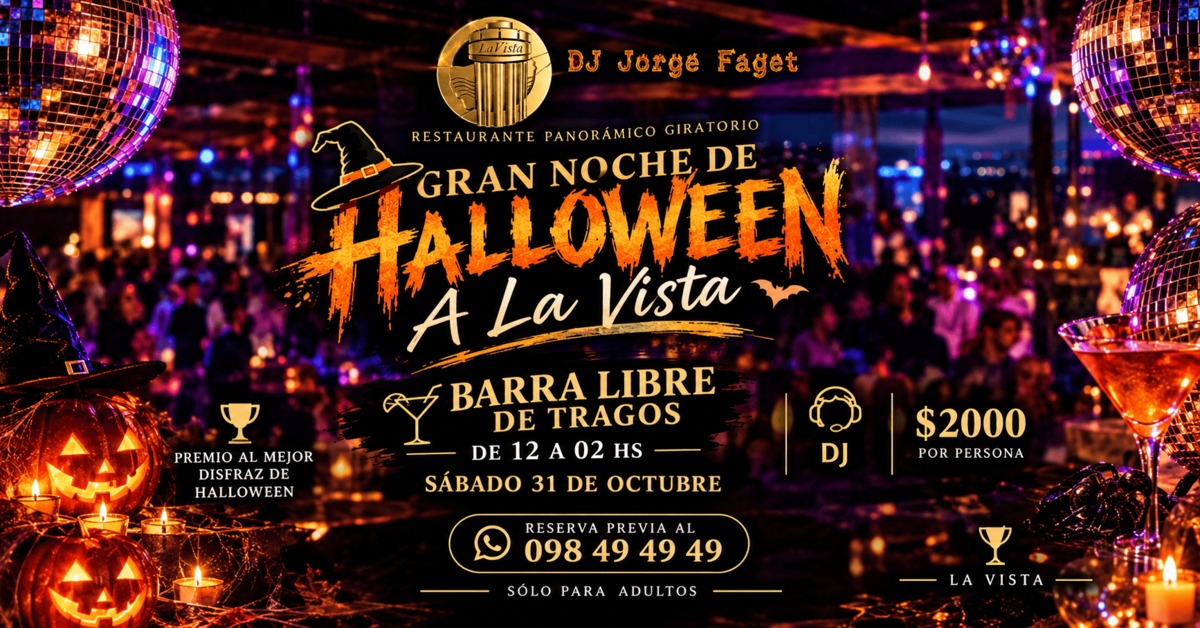 FIESTA DE HALLOWEEN A LA VISTA