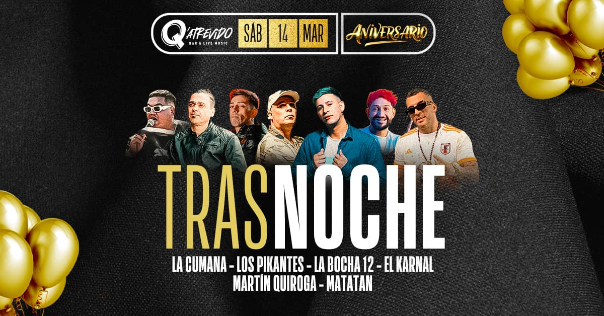 TRASNOCHE SÁBADO 14