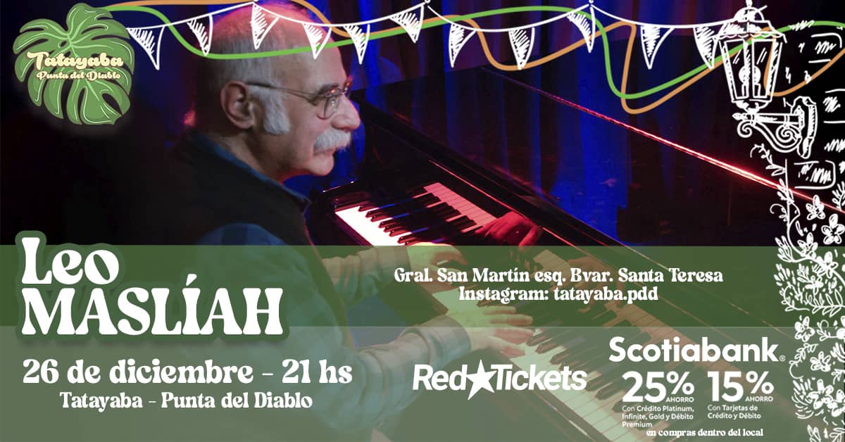 Leo Masliah en Punta del Diablo