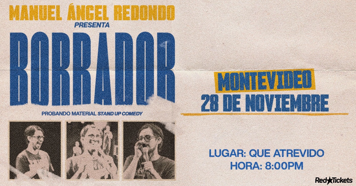 Manuel Ángel Redondo presenta Borrador en Montevideo