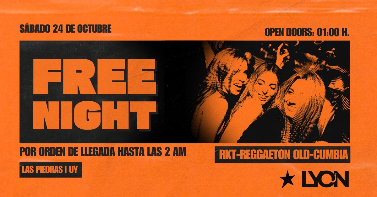Sábado 24 - Noche gratis -