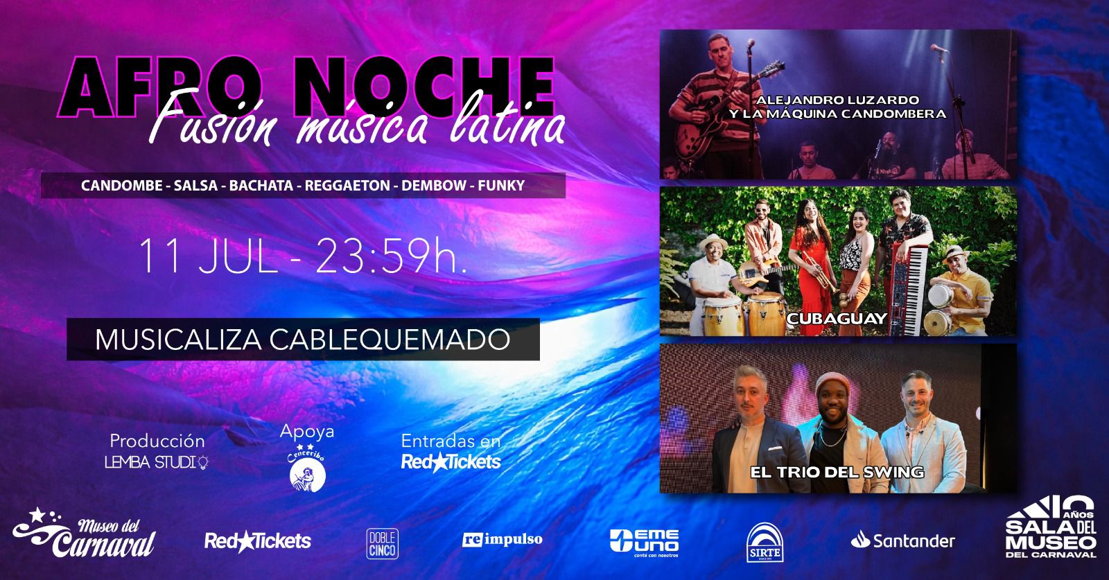 AFRO NOCHE: Fusión música latina