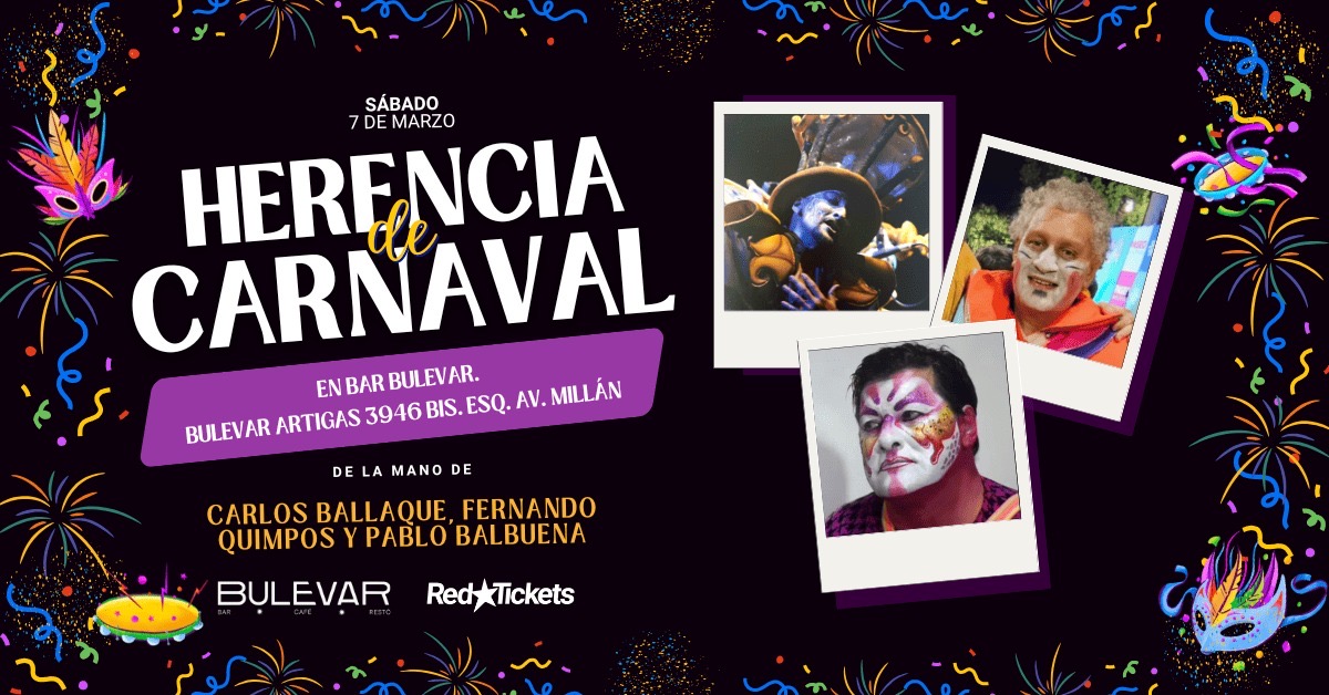 Noche de Murgas y Carnaval en Bulevar Bar