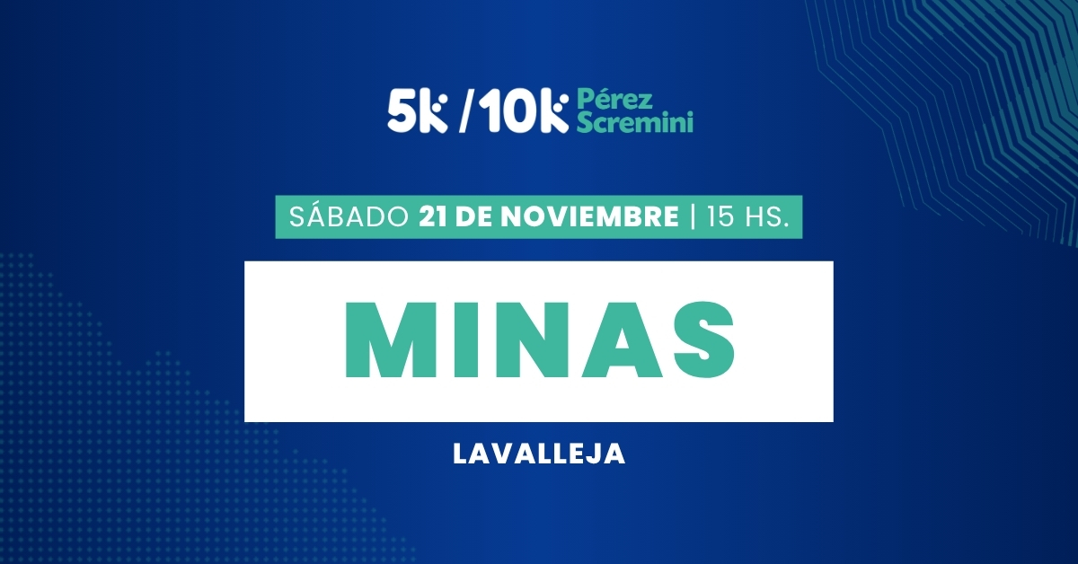 Carrera  5K y 10K - Fundación Perez Scremini - LAVALLEJA 2026