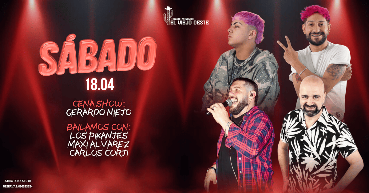 SÁBADO 18.04 EN EL VIEJO OESTE