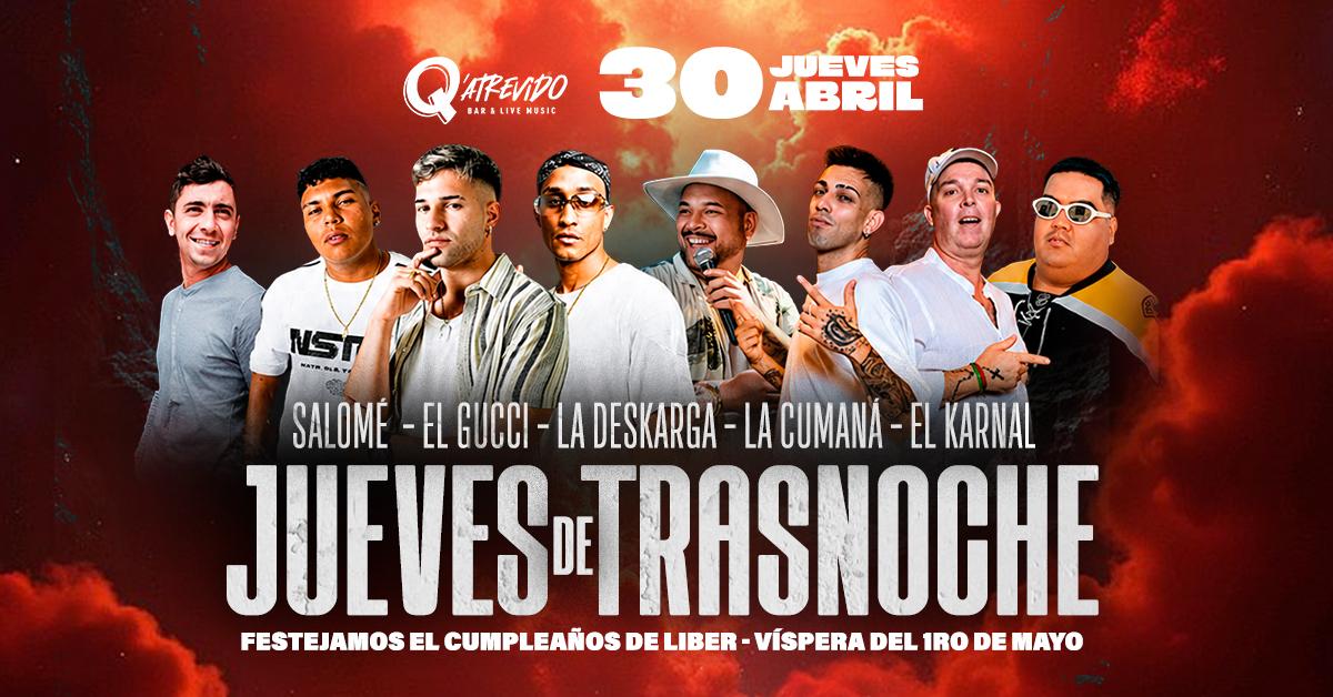 TRASNOCHE JUEVES 30