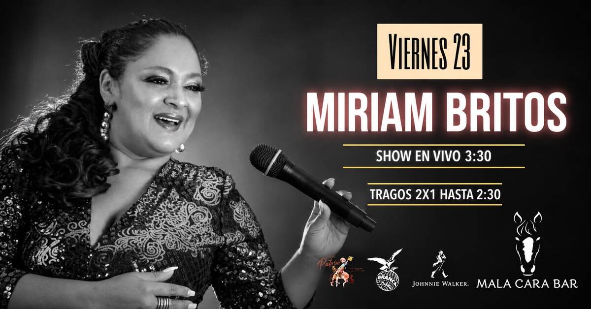 Miriam Britos en Mala Cara Bar